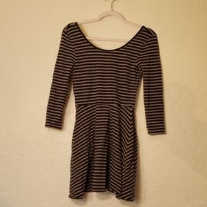 Aeropostale Striped longsleeve dress, size M